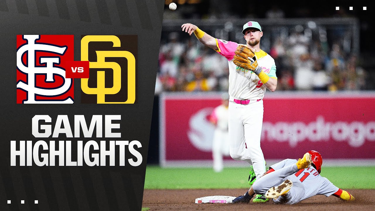 Cardinals vs. Padres Game Highlights (8/1/25) | MLB Highlights