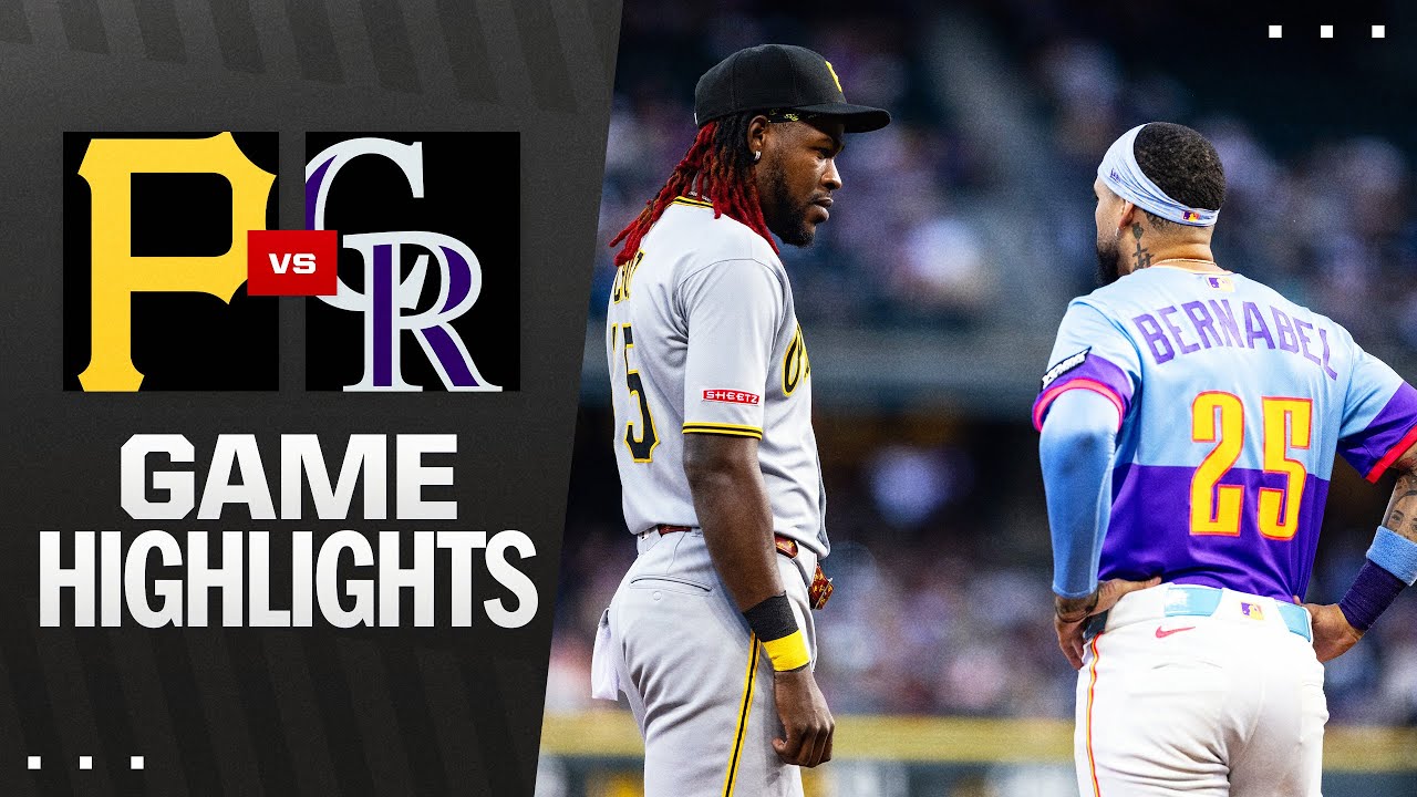 Pirates vs. Rockies Game Highlights (8/1/25) | MLB Highlights