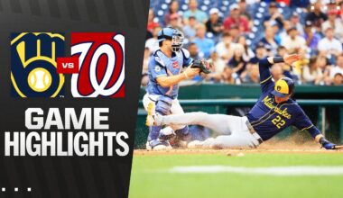 Brewers vs. Nationals Game Highlights (8/1/25) | MLB Highlights