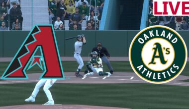 🔴LIVE 🔴Arizona Diamondbacks VS Oakland Athletics / August 1st /Baseball  Envivo/MLB the show 25