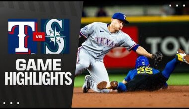 Rangers vs. Mariners Game Highlights (8/1/25) | MLB Highlights