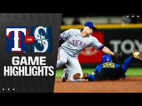 Rangers vs. Mariners Game Highlights (8/1/25) | MLB Highlights