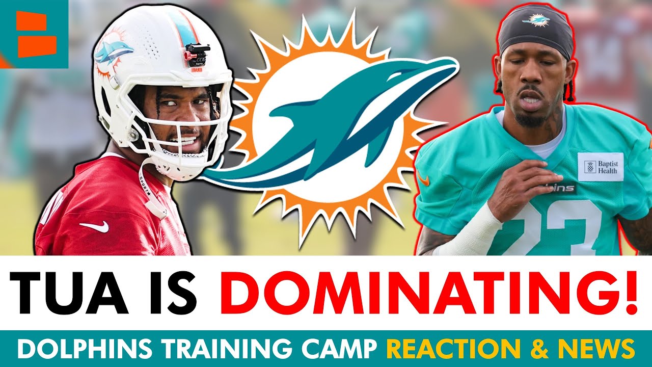 🚨Tua Tagovailoa Continues To Dominate! Dolphins Training Camp Reaction + Dolphins Injury News