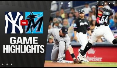 Yankees vs. Marlins Game Highlights (8/1/25) | MLB Highlights