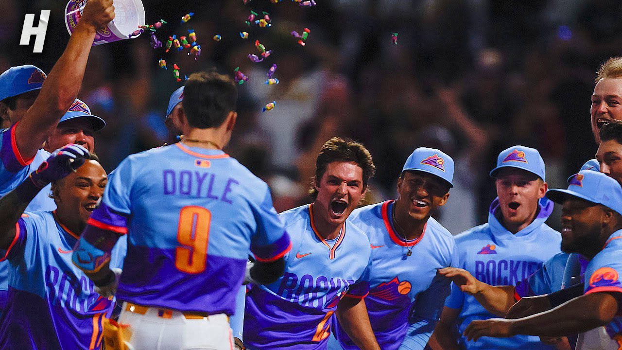 Brenton Doyle WALKS IT OFF for the Rockies! 🔥