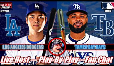 Los Angeles Dodgers vs Tampa Bay Rays ⚾ MLB Baseball 🟢 MLB Play By Play LIVE STREAM in 3D.
