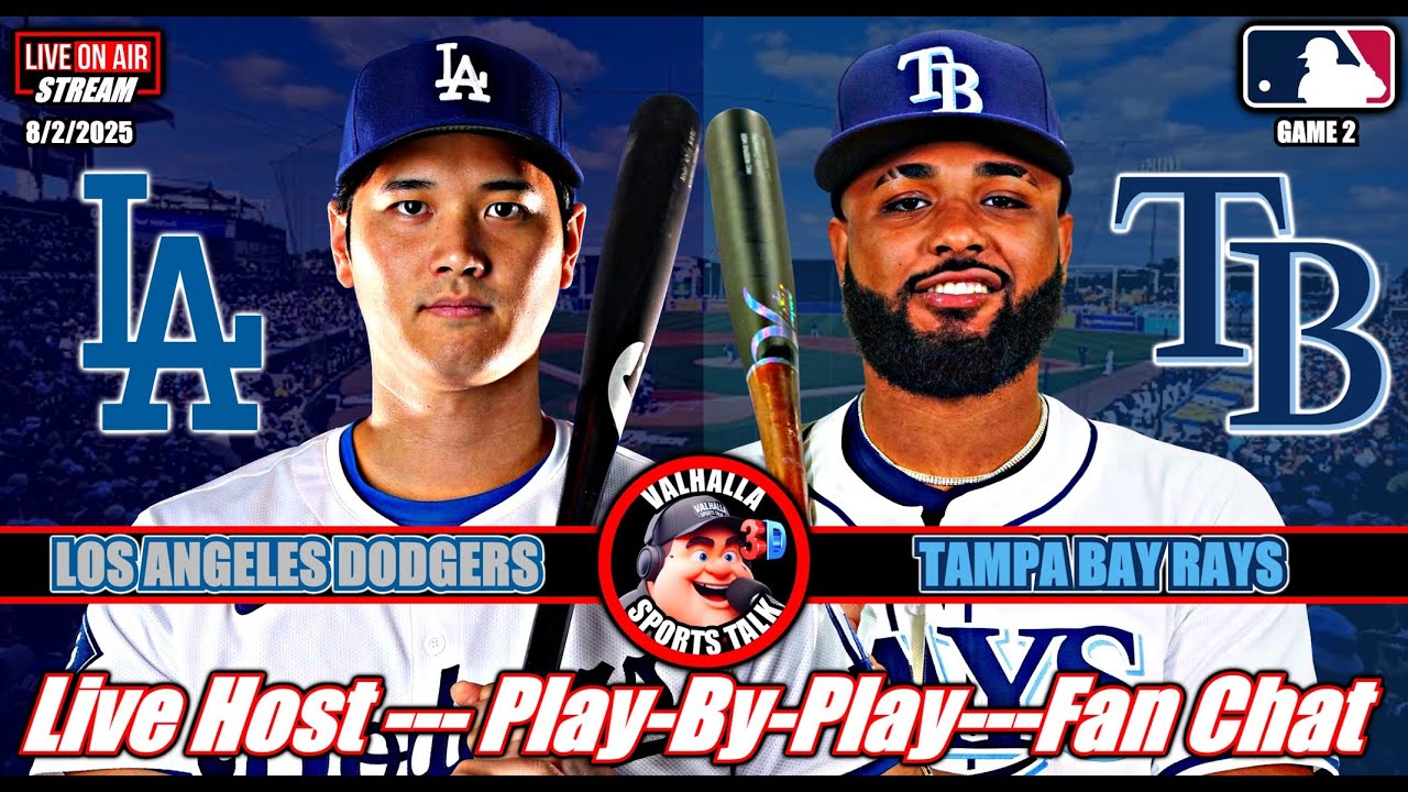 Los Angeles Dodgers vs Tampa Bay Rays ⚾ MLB Baseball 🟢 MLB Play By Play LIVE STREAM in 3D.
