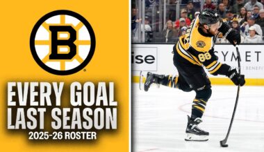 EVERY GOAL last season from the 2025-26 BOSTON BRUINS 🐻 #32in32
