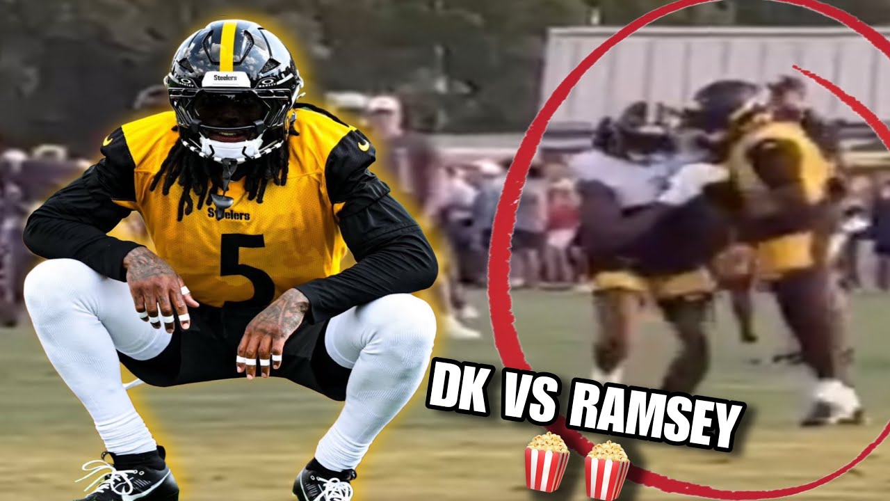 Jalen Ramsey vs DK Metcalf GOING AT IT *LIVE* Pittsburgh Steelers Scrimmage Highlights *HEATED 1v1*