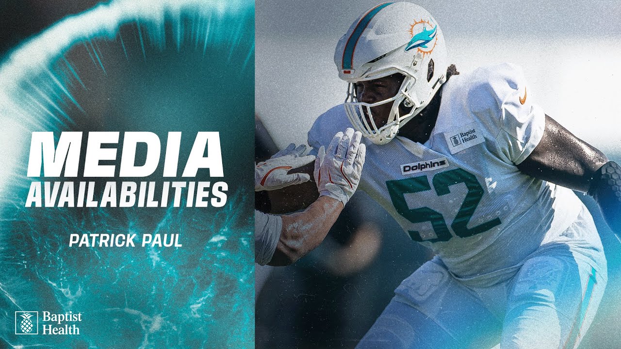 Patrick Paul meets with the media | Miami Dolphins