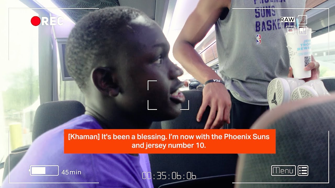 Khaman Maluach Vlog Camera in Las Vegas | Phoenix Suns | PART 1