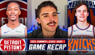 Pistons vs Knicks Post-Game Show LIVE 🚨 | Summer League 2025 | Chaz Lanier DEBUT!