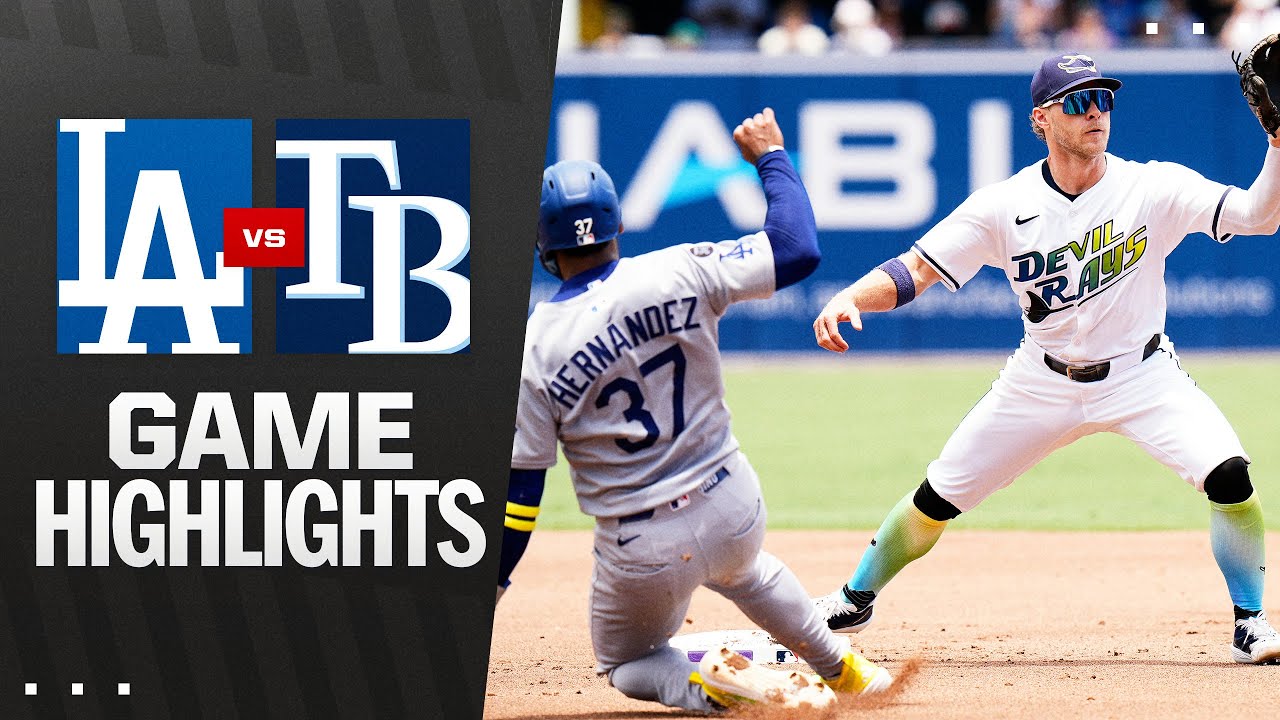Dodgers vs. Rays Game Highlights (8/2/25) | MLB Highlights