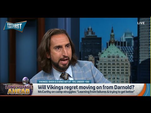 FIRST THINGS FIRST | Nick Wright CONFIDENT Minnesota Vikings BELIEVE JJ McCarthy Despite Struggles