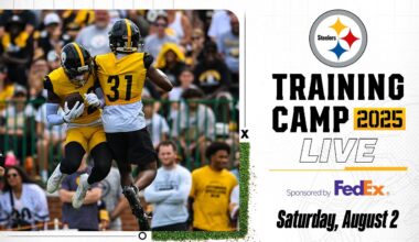 Watch Steelers Training Camp Practice on August 2 | Pittsburgh Steelers