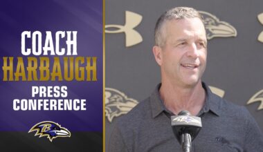 John Harbaugh on Roster Moves | Baltimore Ravens