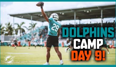 Miami Dolphins 2025 Training Camp Day 9: Lot Of Injury Scares!