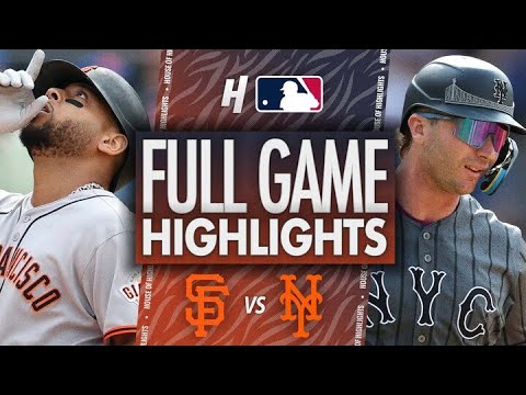 San Francisco Giants vs New York Mets - FULL GAME HIGHLIGHTS  | August 2, 2025 MLB Season