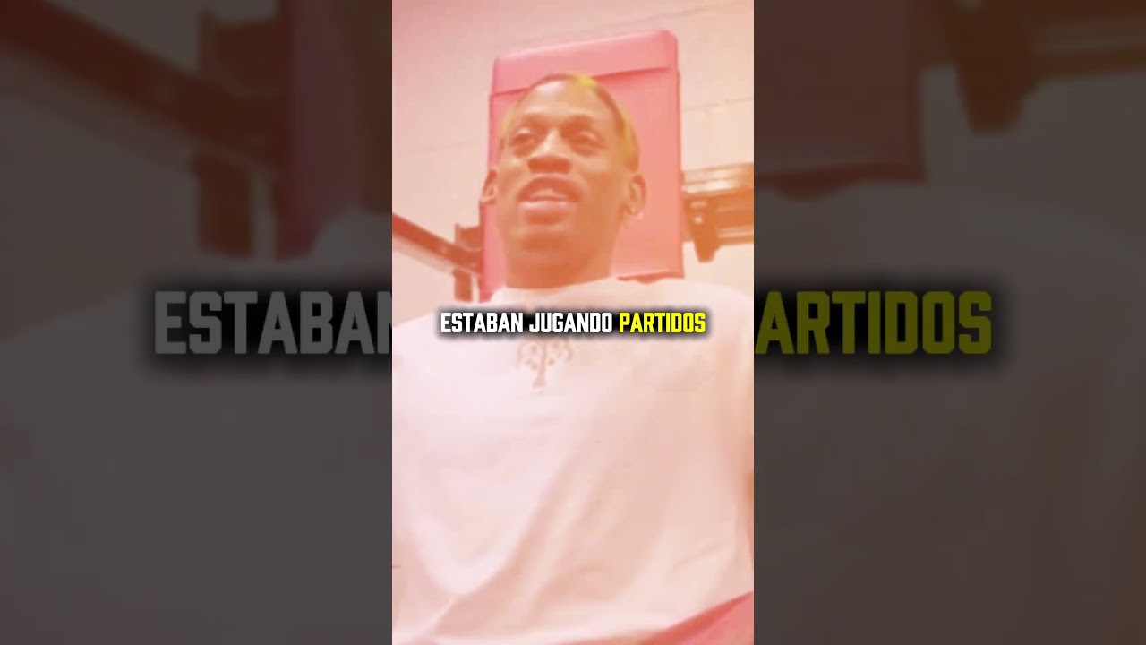 DENNIS RODMAN ESTABA LOCO!!! #nba #dennisrodman #michaeljordan #chicagobulls #baloncesto