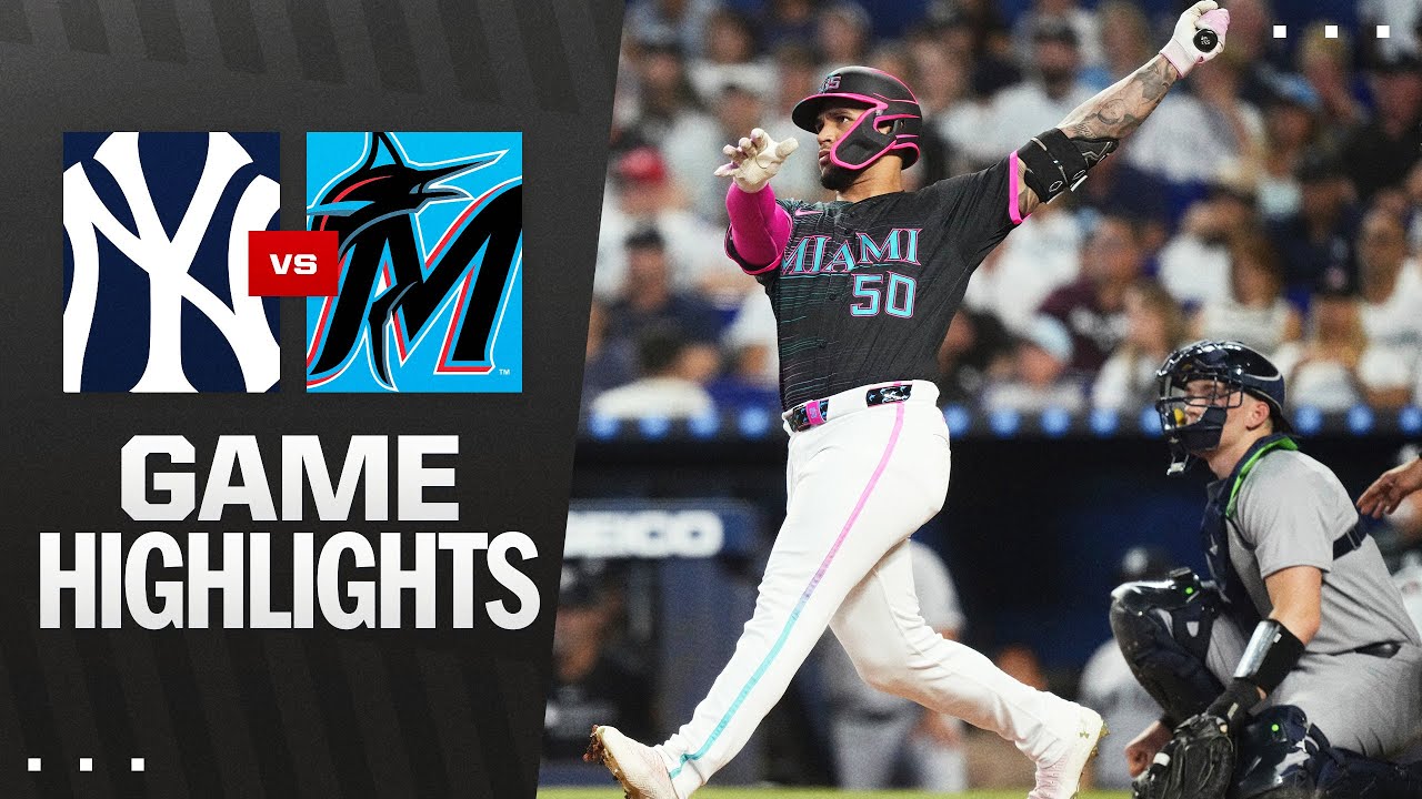 Yankees vs. Marlins Highlights (8/2/25) | MLB Highlights