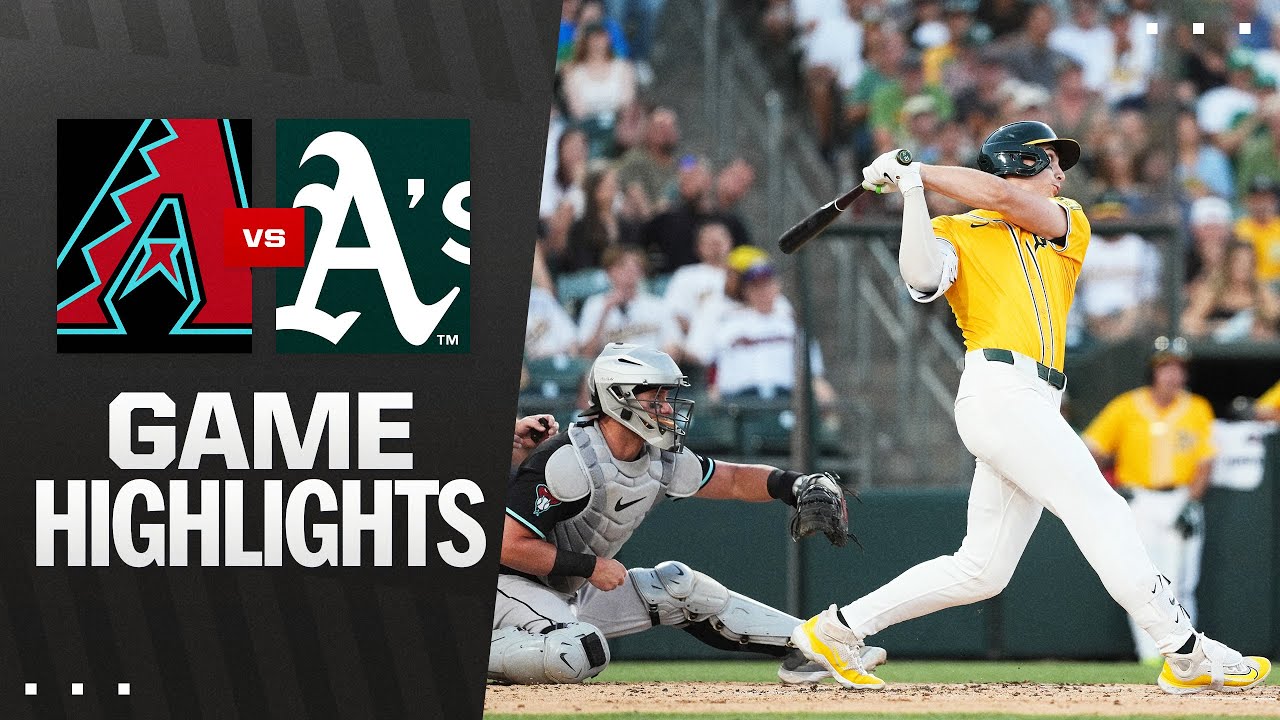 D-backs vs. Athletics Game Highlights (8/2/25) | MLB Highlights