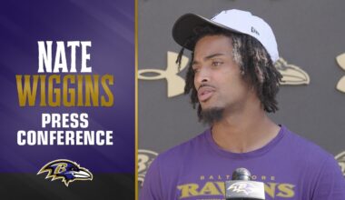 Nate Wiggins: I Feel Like I’m Stronger and Faster | Baltimore Ravens