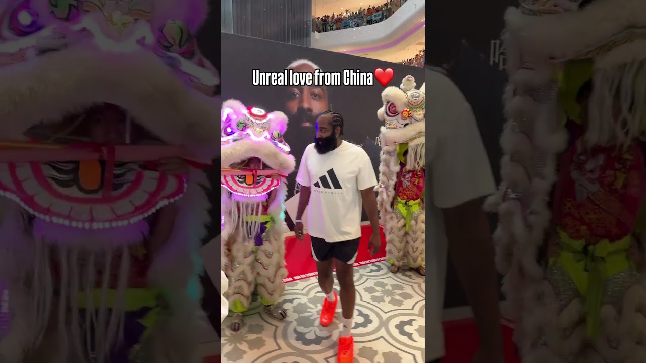 James Harden getting love in China🇨🇳