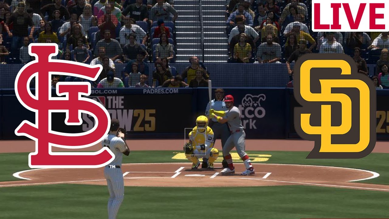 🔴LIVE 🔴St Louis Cardinals  VS San Diego Padres  / August 02/ Baseball envivo/MLB THE SHOW 25