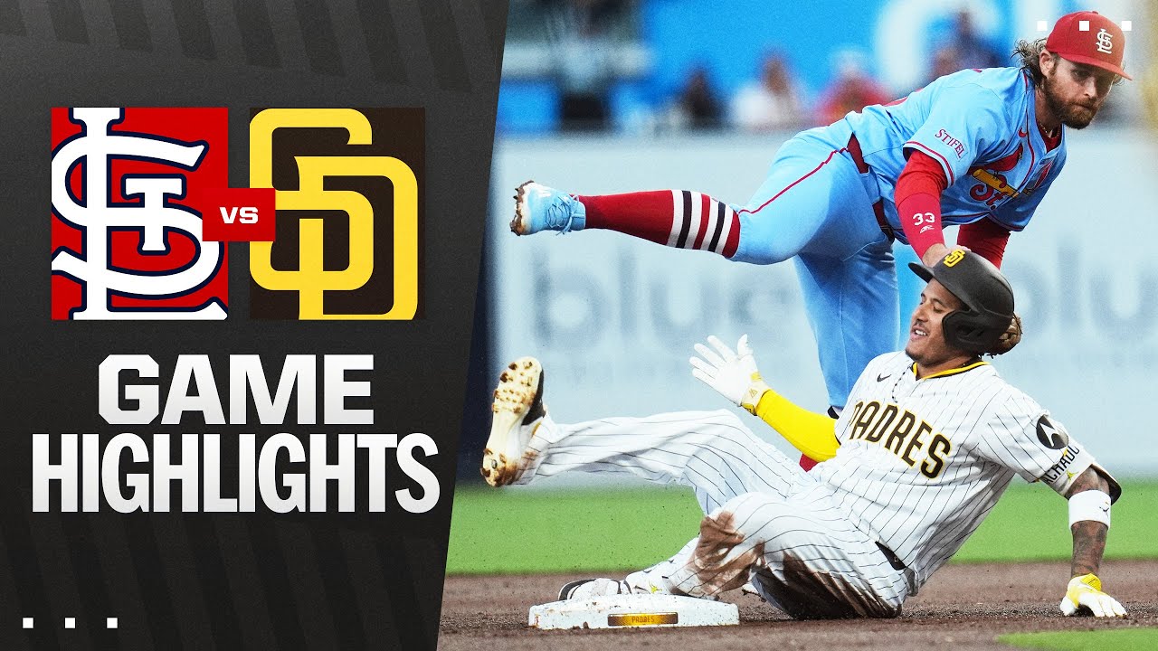 Cardinals vs. Padres Game Highlights (8/2/25) | MLB Highlights