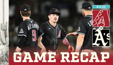 D-backs vs. Athletics Game Highlights (8/2/25) | MLB Highlights | Arizona Diamondbacks