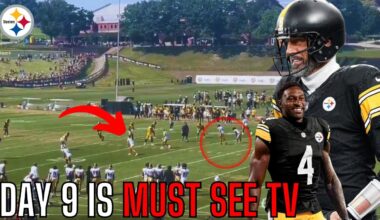 The Pittsburgh Steelers Training Camp Day 9 Was Actually INSANE... | Steelers News |