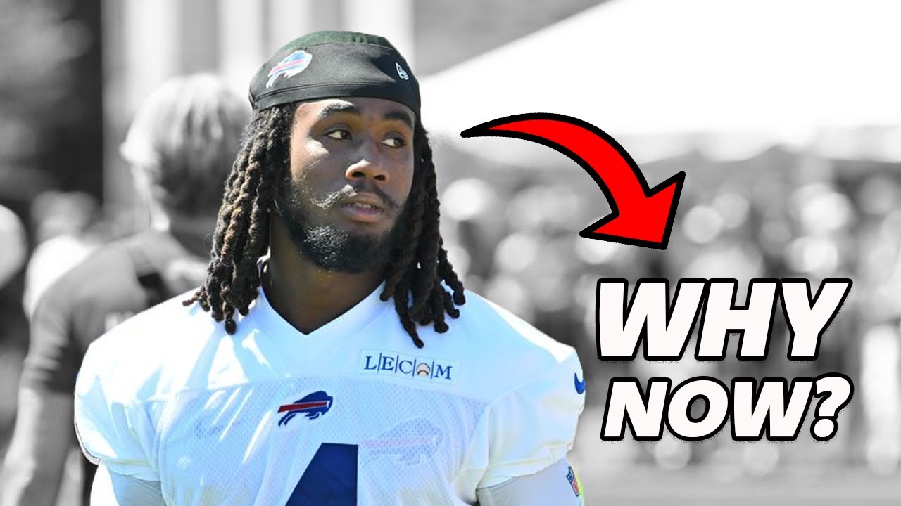 Bills RB James Cook has officially started his HOLD IN - But Why Now?!