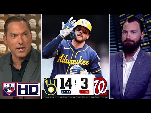 [BREAKING NEWS] Brice Turang homers twice lift MLB-leading Brewers sweep Nationals with 14-3 victory