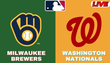 Milwaukee Brewers Vs Washington Nationals | MLB 2025 | MLB Live Baseball Score | Aug 3 2025