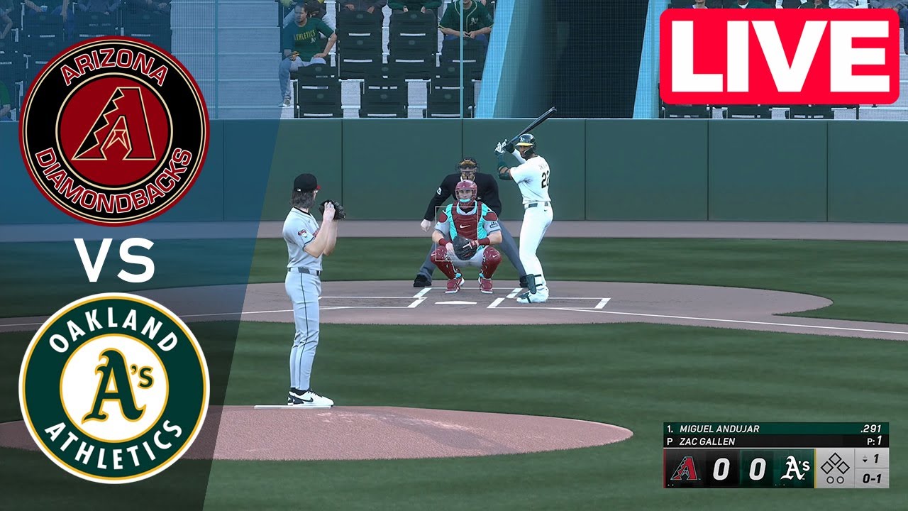 MLB LIVE🔴 Arizona Diamondbacks vs Oakland Athletics - Aug 3, 2025 | Full Game MLB 2025 EN VIVO
