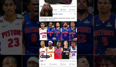 DETROIT PISTONS CURRENT ROSTER!!! CAN THEY MAKE IT OUT OF THE FIRST ROUND?