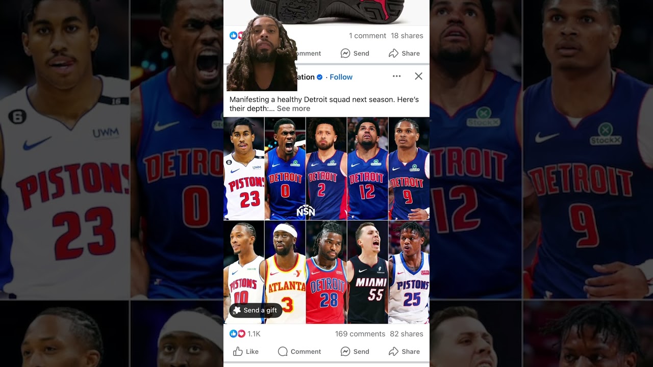 DETROIT PISTONS CURRENT ROSTER!!! CAN THEY MAKE IT OUT OF THE FIRST ROUND?