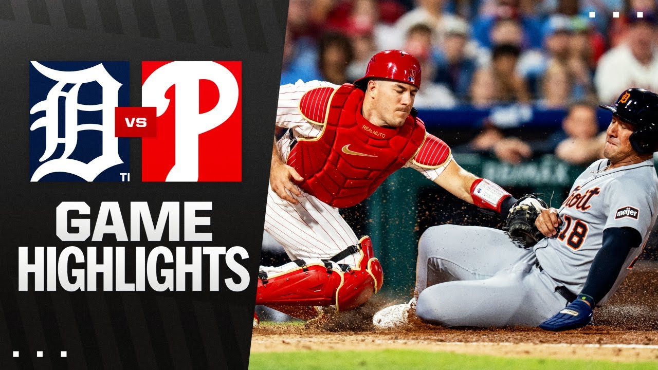 Tigers vs. Phillies Game Highlights (8/3/25) | MLB Highlights