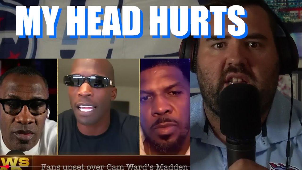 Tennessee Titans fan is MAD watching Shannon Sharpe and Ochocinco defend Cam Ward's Madden rating