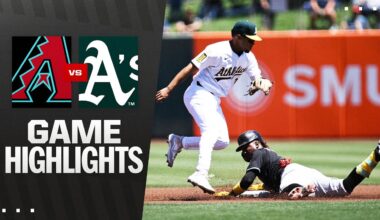 D-backs vs. Athletics Game Highlights (8/3/25) | MLB Highlights