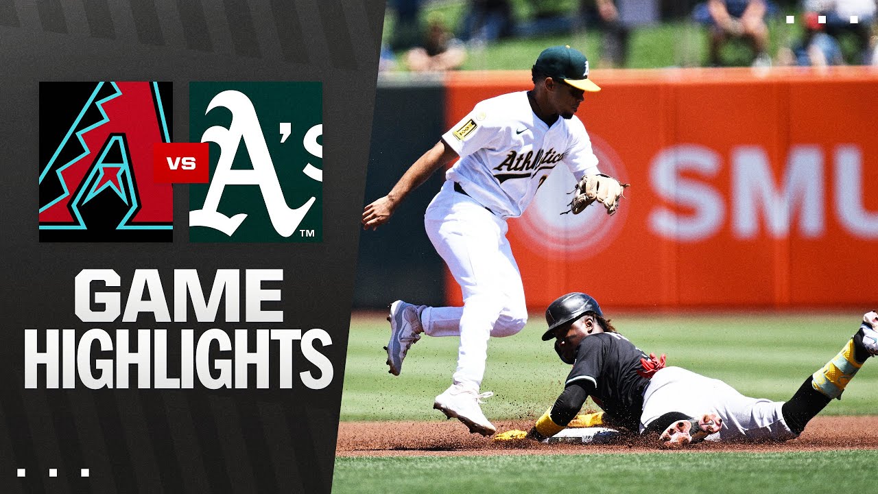 D-backs vs. Athletics Game Highlights (8/3/25) | MLB Highlights