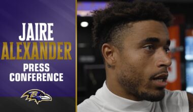 Jaire Alexander: "Defense Wins Championships" | Baltimore Ravens