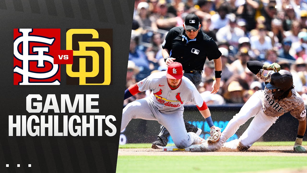 Cardinals vs. Padres Game Highlights (8/3/25) | MLB Highlights