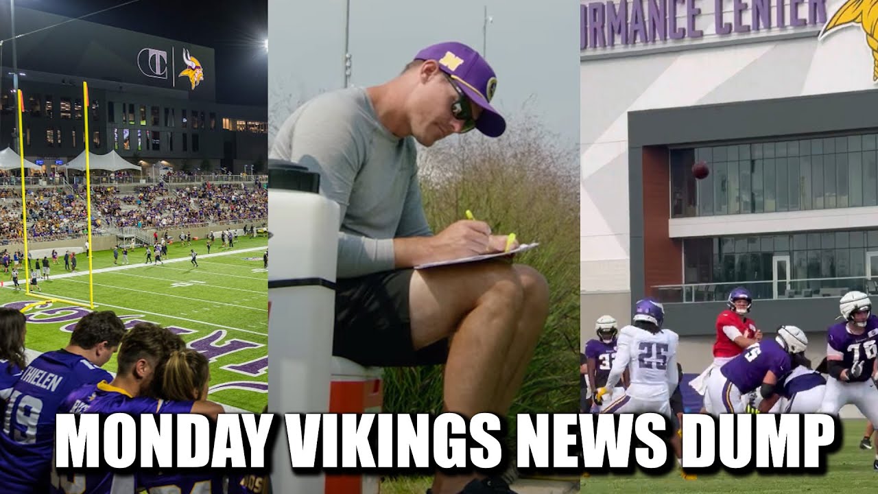 Minnesota Vikings News Dump (8.4.2025) | Night Practice, KOC Taking Notes, Anticipation