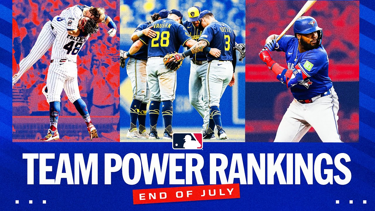 POWER RANKINGS: Brewers, Cubs, and Blue Jays lead the pack 💪 (All 30 teams ranked!)