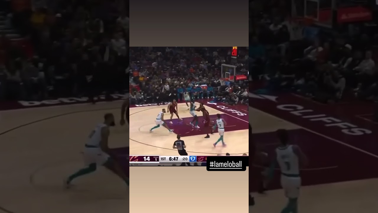 #lameloball vs #clevelandcavaliers 2025 #nba #nbashorts #nbahighlights #charlottehornets #basketball