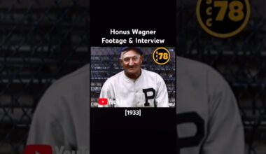 1933 Honus Wagner Interview #trending #shorts