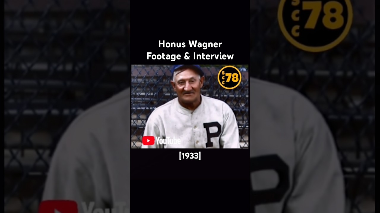 1933 Honus Wagner Interview #trending #shorts