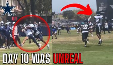 The Dallas Cowboys Day 10 Training Camp Highlights Are ELITE Offensively... | Cowboys News |