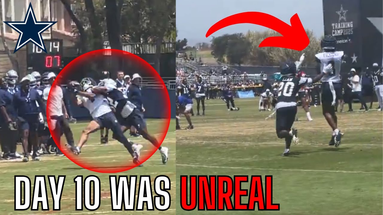 The Dallas Cowboys Day 10 Training Camp Highlights Are ELITE Offensively... | Cowboys News |